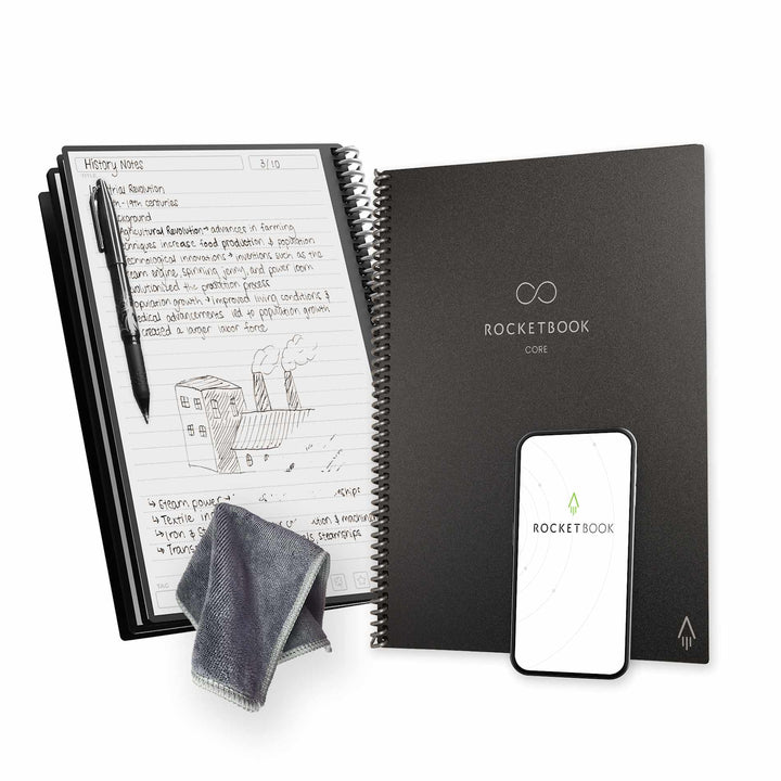 Rocketbook Core Letter Notebook Set