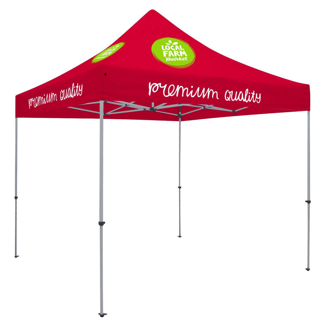 10' Deluxe Tent Kit (Full-Color Imprint, 4 Locations)
