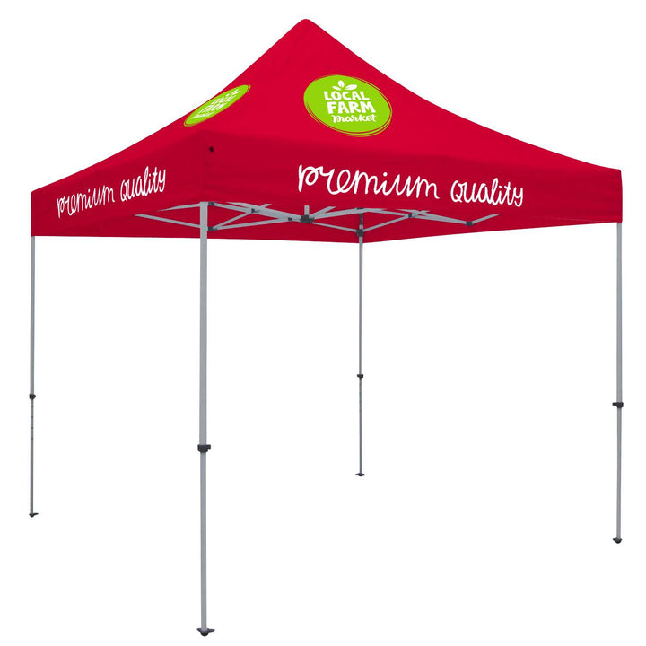 10' Deluxe Tent Kit (Full-Color Imprint, 4 Locations)