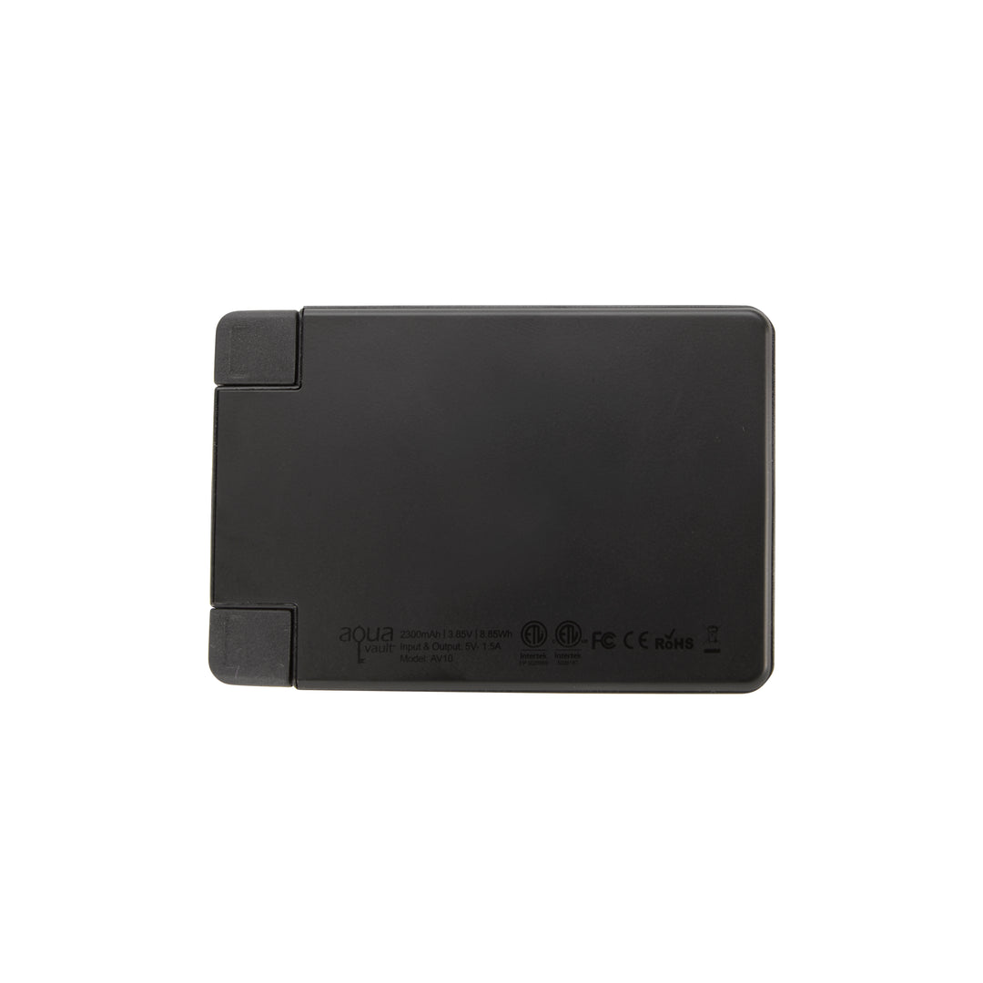 AquaVault® ChargeCard Power Bank 2,300 mAh
