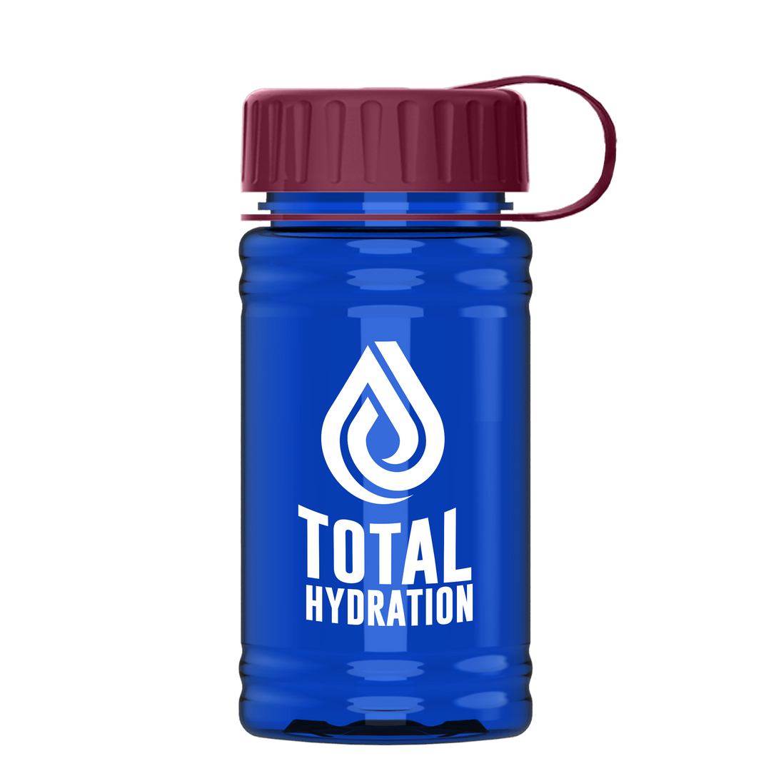 Mini RPET Bottle with Tethered Lid - 16 oz.