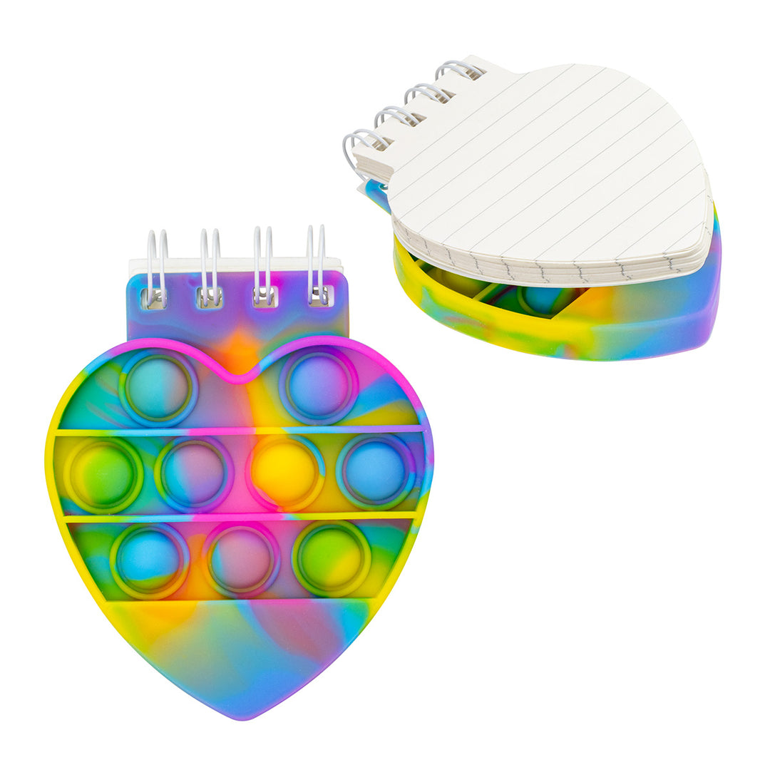 Heart Spiral Notebook Push Pop