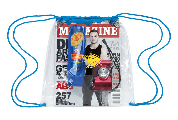 Good Value™ Clear Game Drawstring Backpack