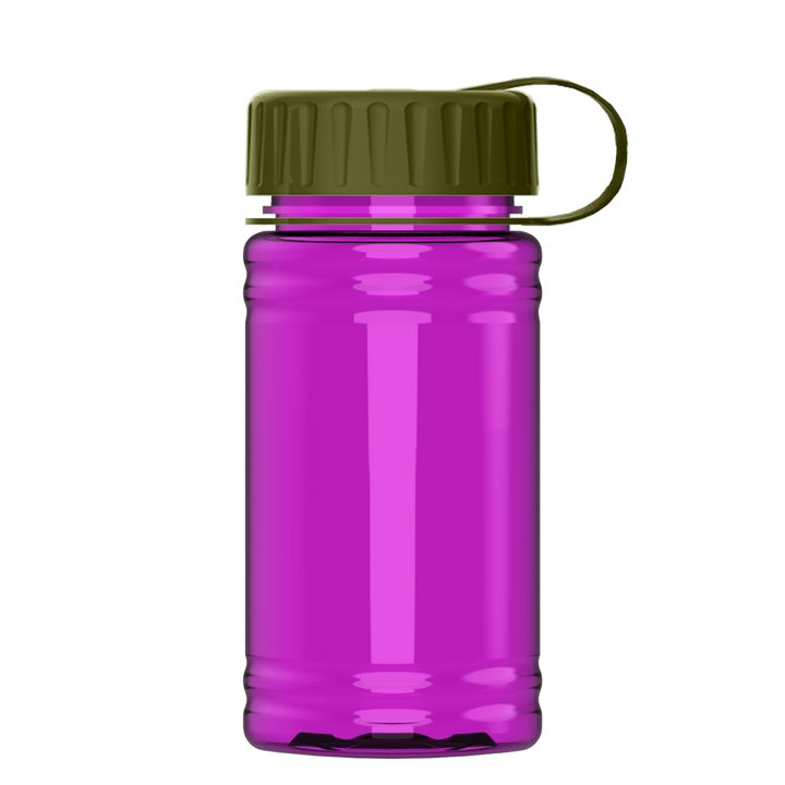 Mini RPET Bottle with Tethered Lid - 16 oz.