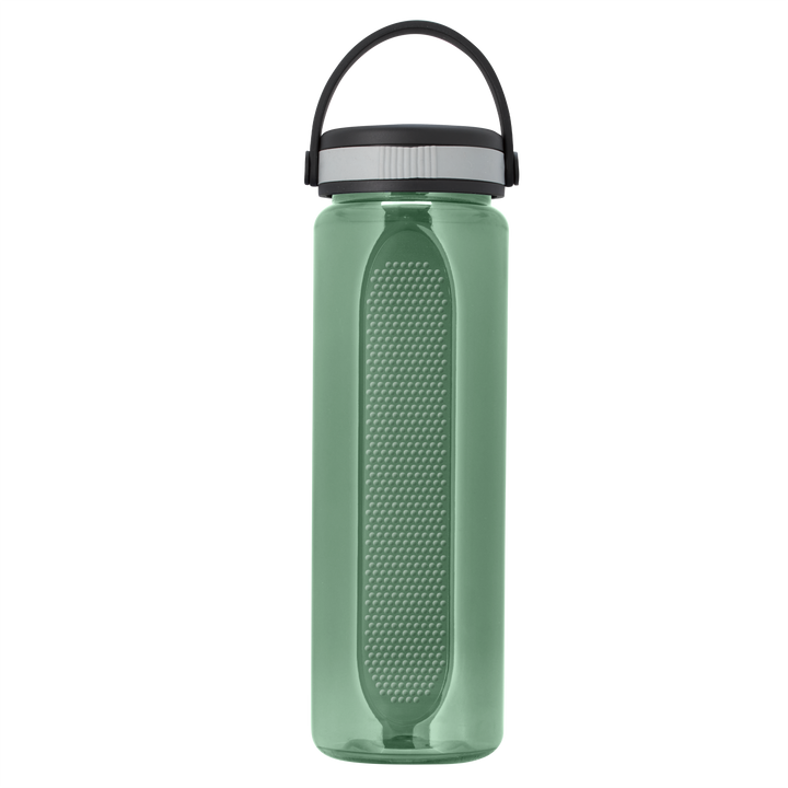 Boss Embossed RPET Bottle with Grip Lid - 26 oz.