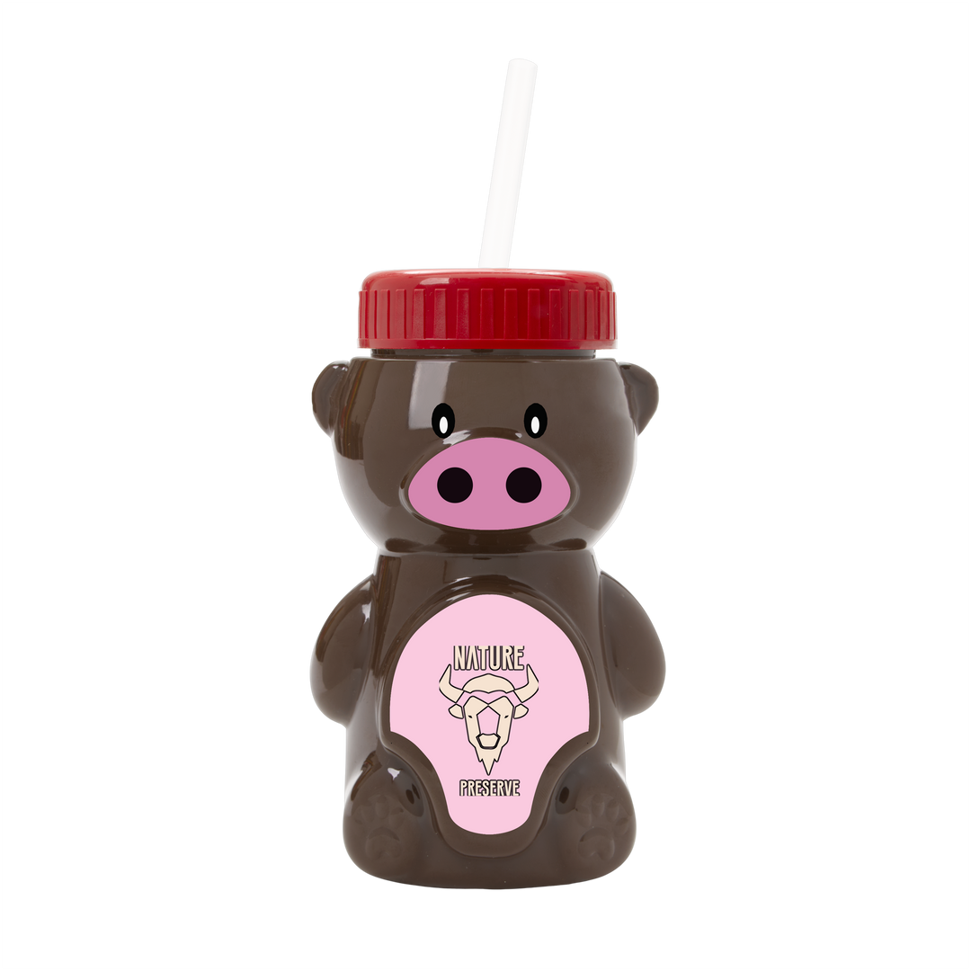 Cubbie RPET Bottle with Straw Lid - 20 oz.