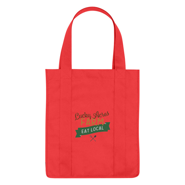 Non-Woven Shopper Tote Bag With 100% RPET Material