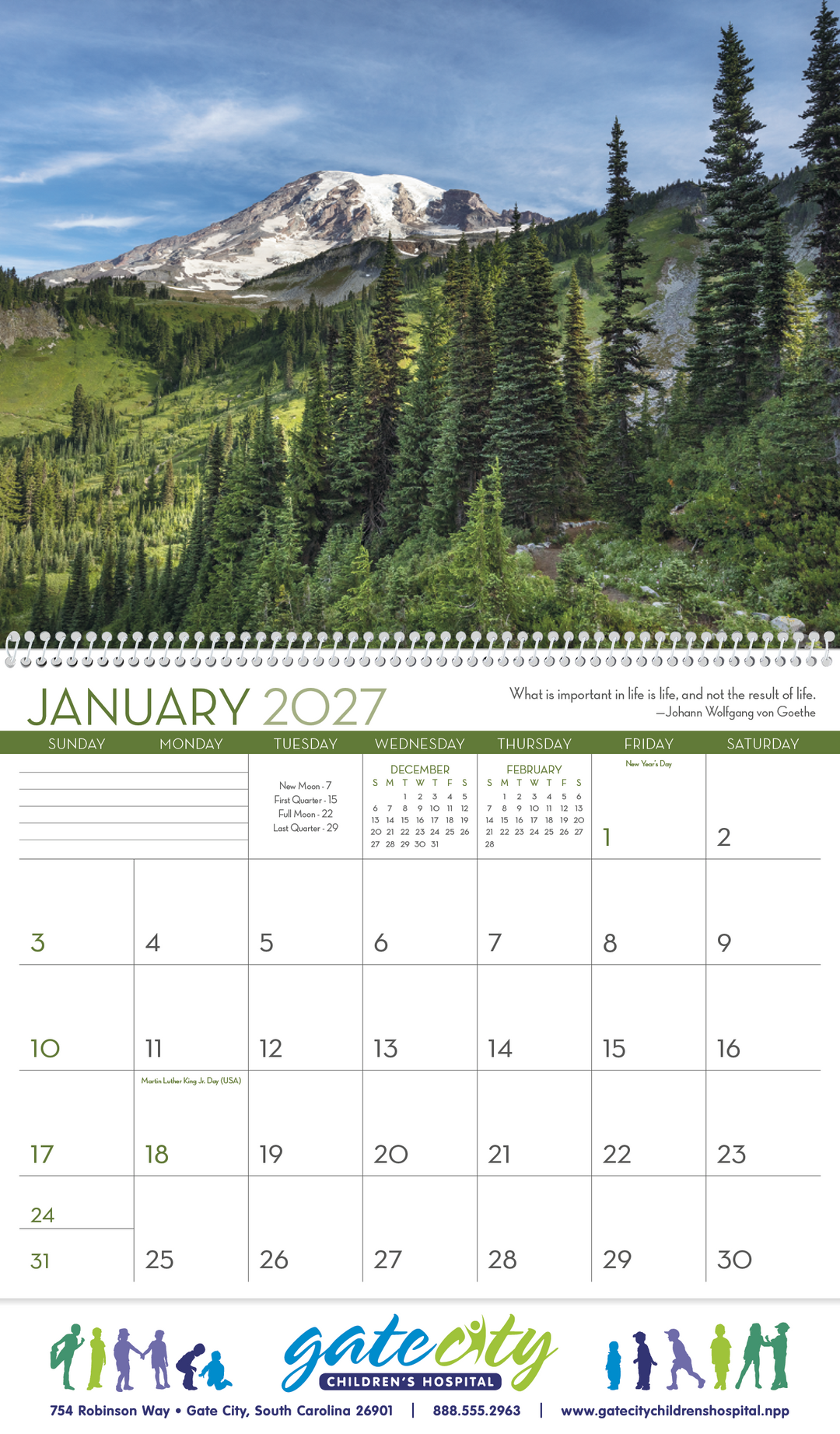 Triumph® Calendars Scenic Inspirations Calendar