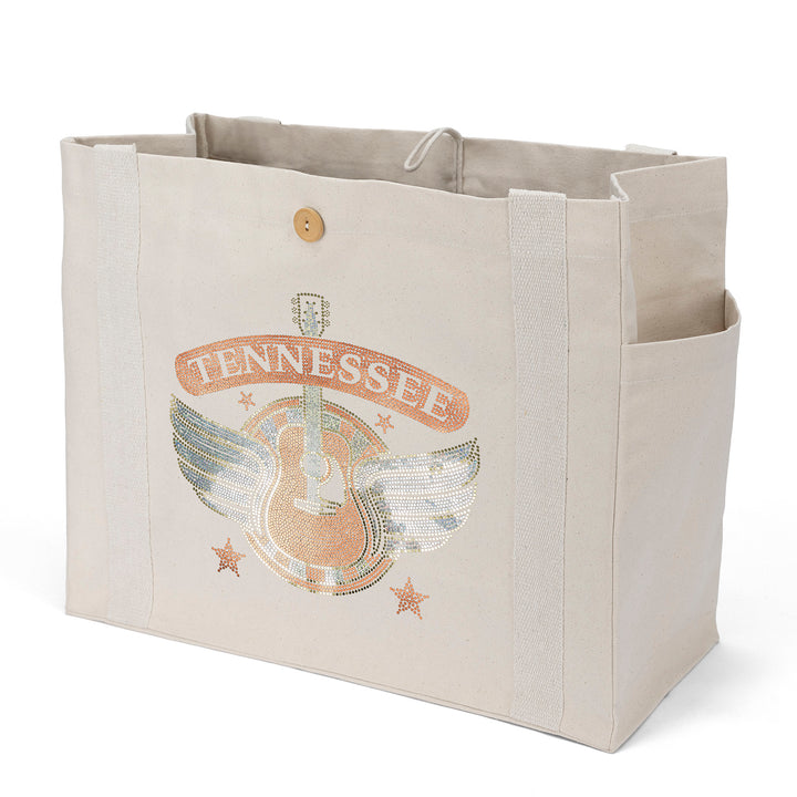 Sandford™- Deluxe Canvas Tote - Sparkle