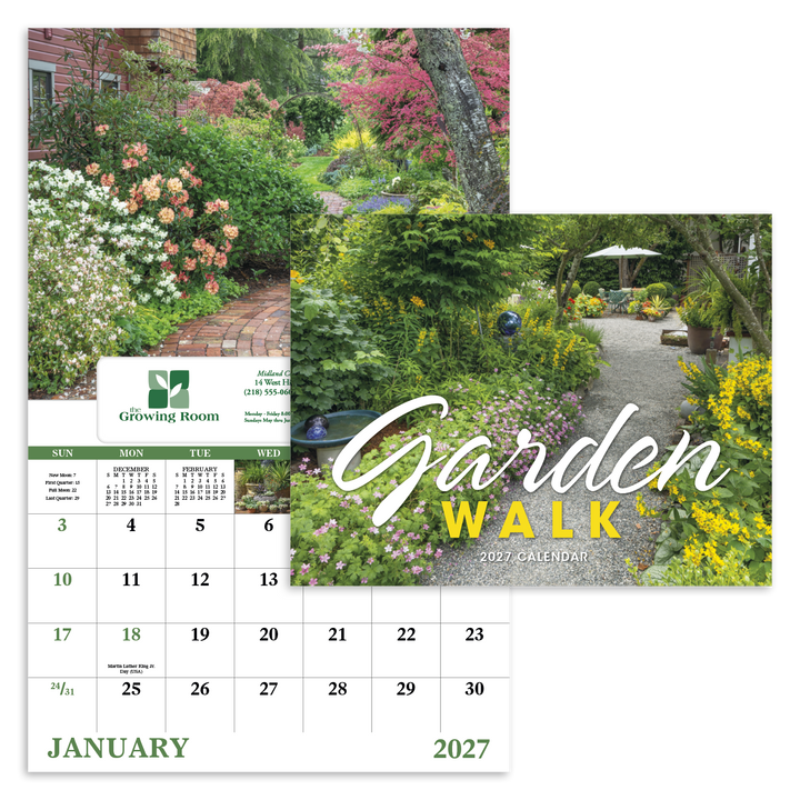 Good Value™ Garden Walk - Window Calendar