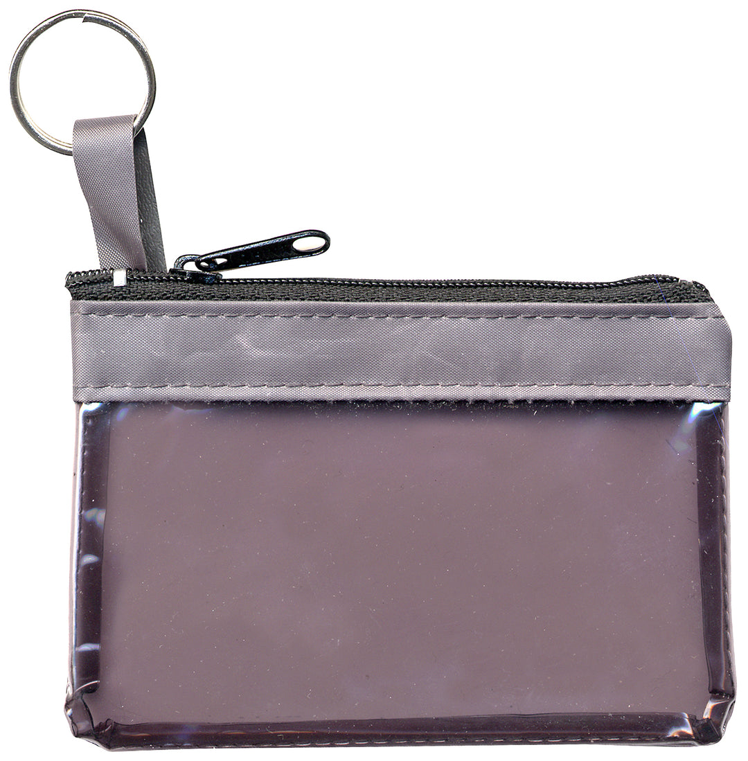 The Rainbow Translucent/ Crystal Clear Zip Pouches w/ Key Ring