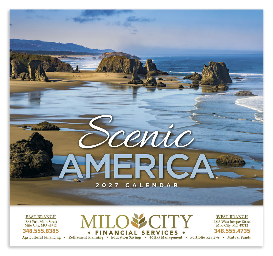 HotLine® Products Scenic America® Appointment Calendar - Stapled