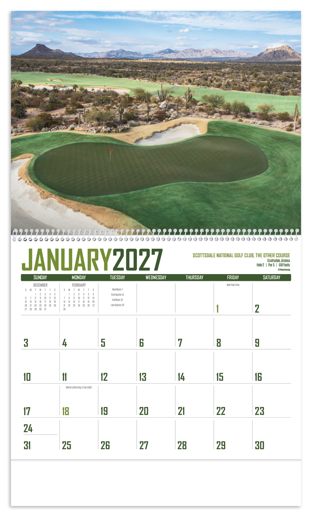 Triumph® Calendars Golf Calendar