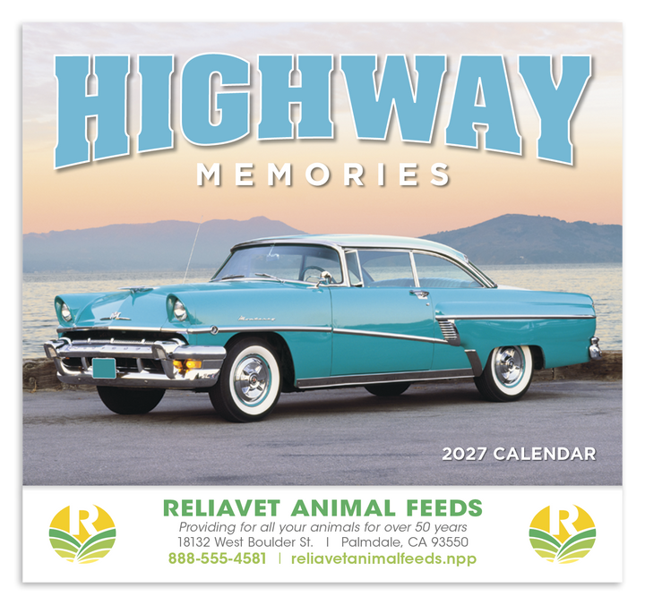 HotLine® Products Highway Memories Appointment Calendar - Stapled