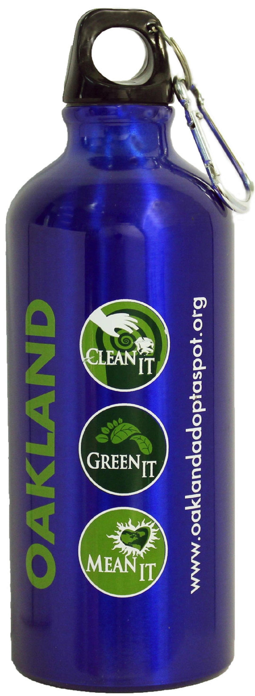 22 Oz. Aluminum Water Bottle w/Carabiner