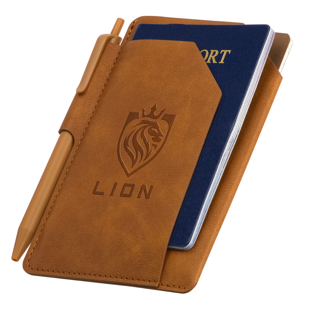 Protege Mini Notebook With Pen & Front Pocket