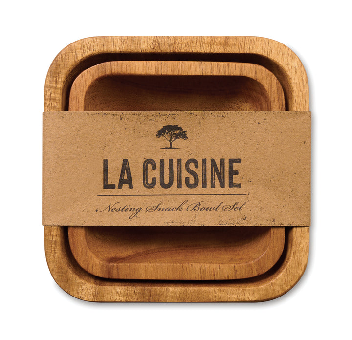 La Cuisine™ Nesting Snack Bowl Set