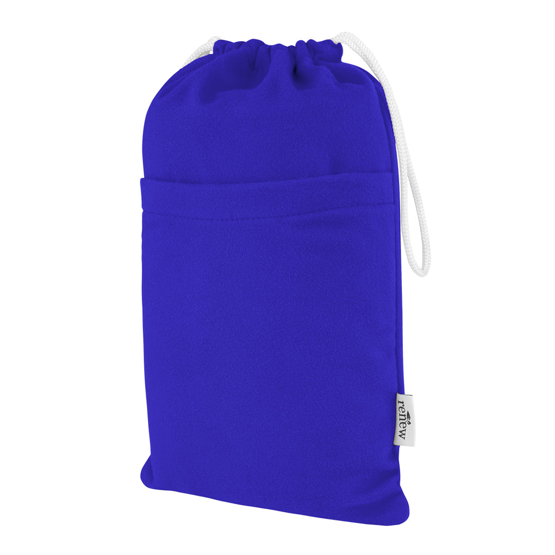Sand-Free rPET Beach Towel With Pouch