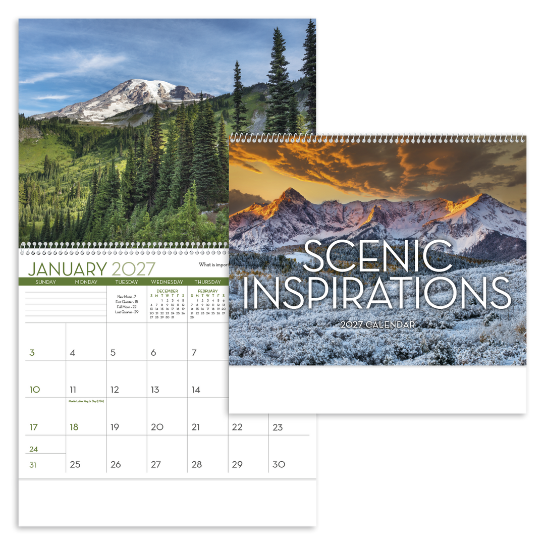 Triumph® Calendars Scenic Inspirations Calendar