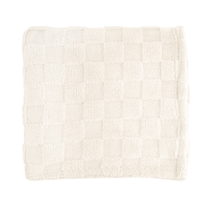 rPET Checkered Sherpa Blanket