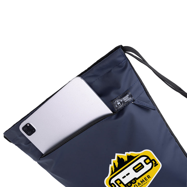 Lakeshore Recycled Nylon Drawstring Bag