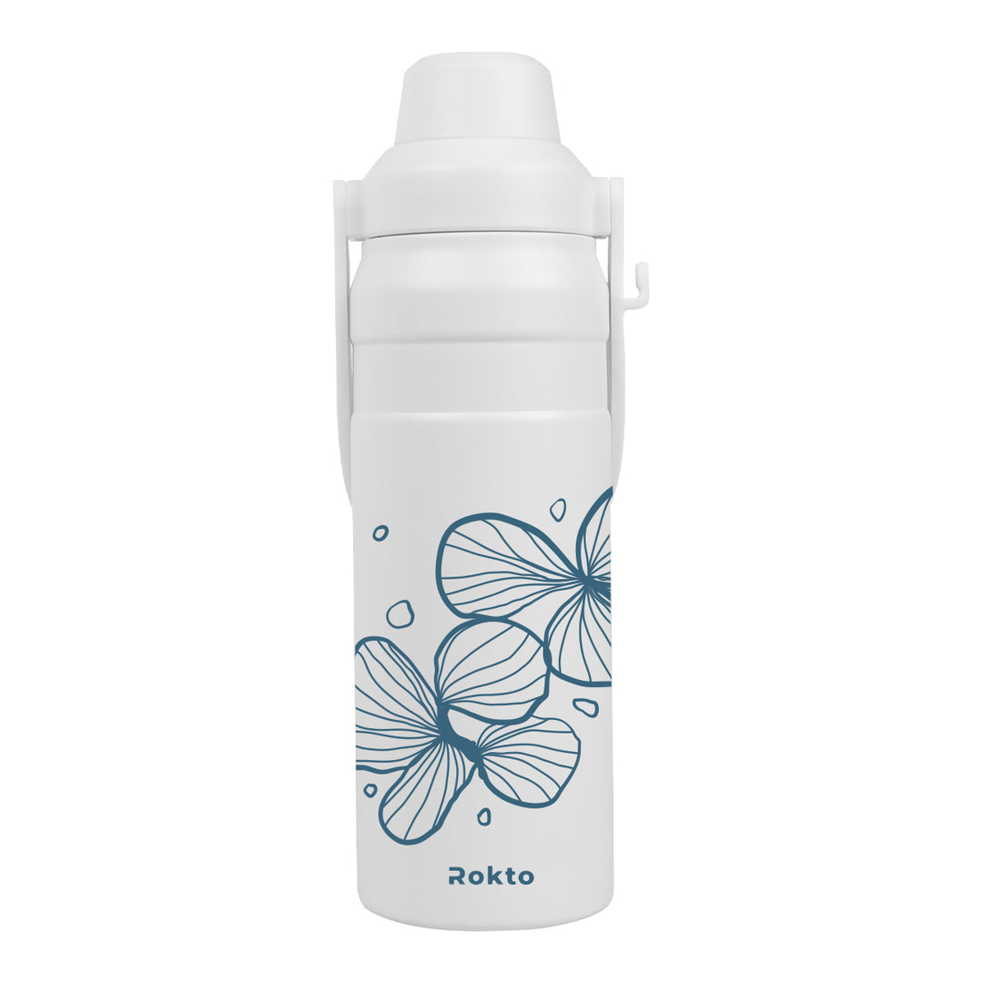 24 Oz. Summit Sip Recycled Stainless Steel Bottle With Easy Carry Handle