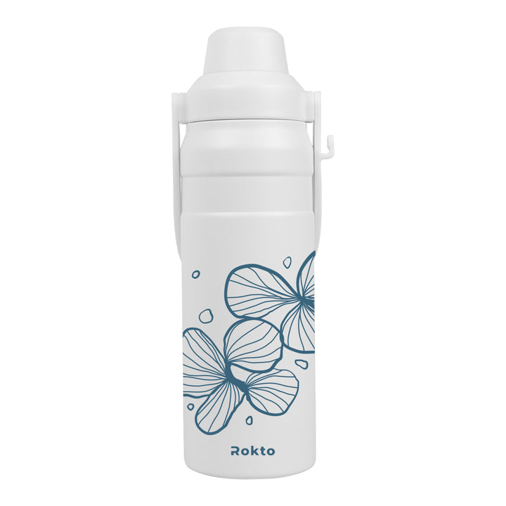 24 Oz. Summit Sip Recycled Stainless Steel Bottle With Easy Carry Handle
