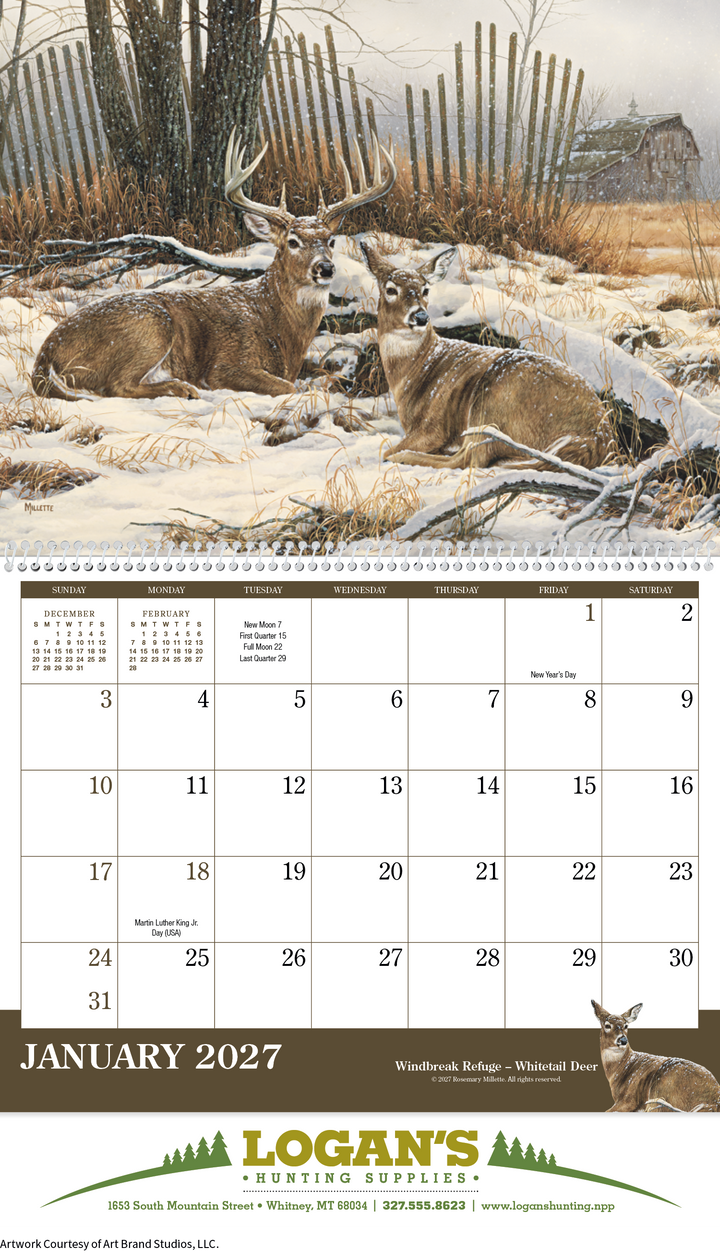 Triumph® Calendars Wildlife Art Calendar