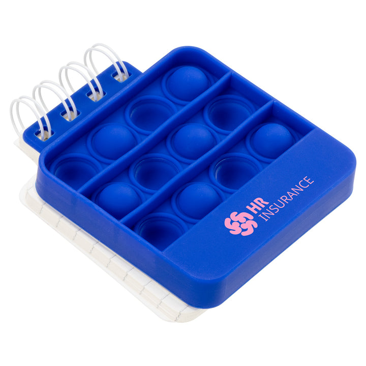Square Spiral Notebook Push Pop
