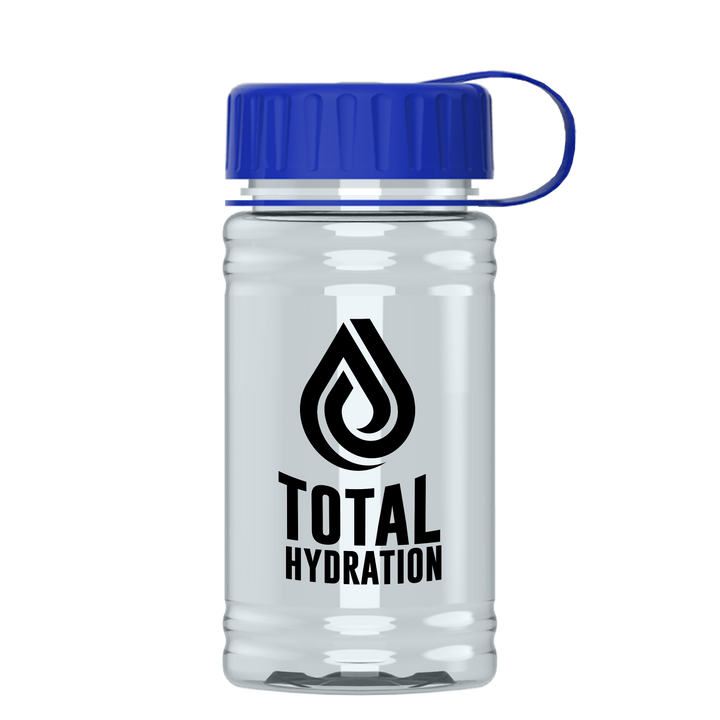 Mini RPET Bottle with Tethered Lid - 16 oz.