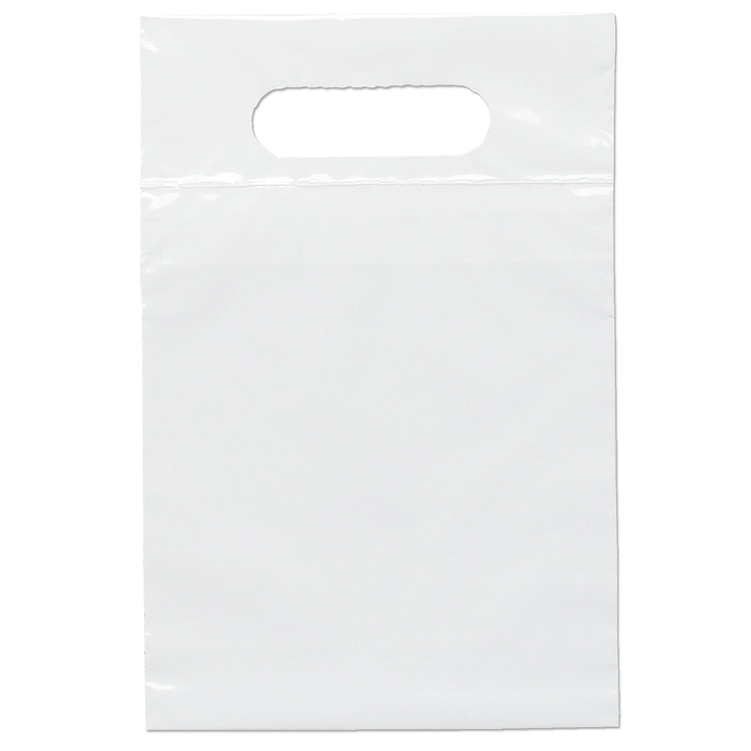 Die Cut Handle Bag - 7W x 10 1/2H - Flexo Ink Print