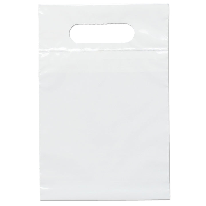 Die Cut Handle Bag - 7W x 10 1/2H - Flexo Ink Print