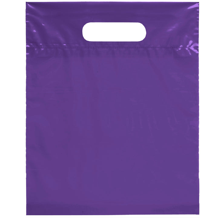 Die Cut Handle Bag - 9 1/2W x 12H - Flexo Ink Print
