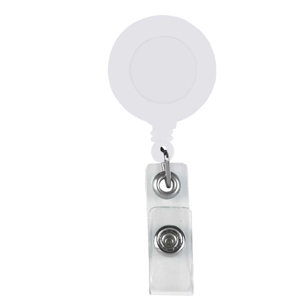 Retractable Badge Holder With Laminated Label Full Color