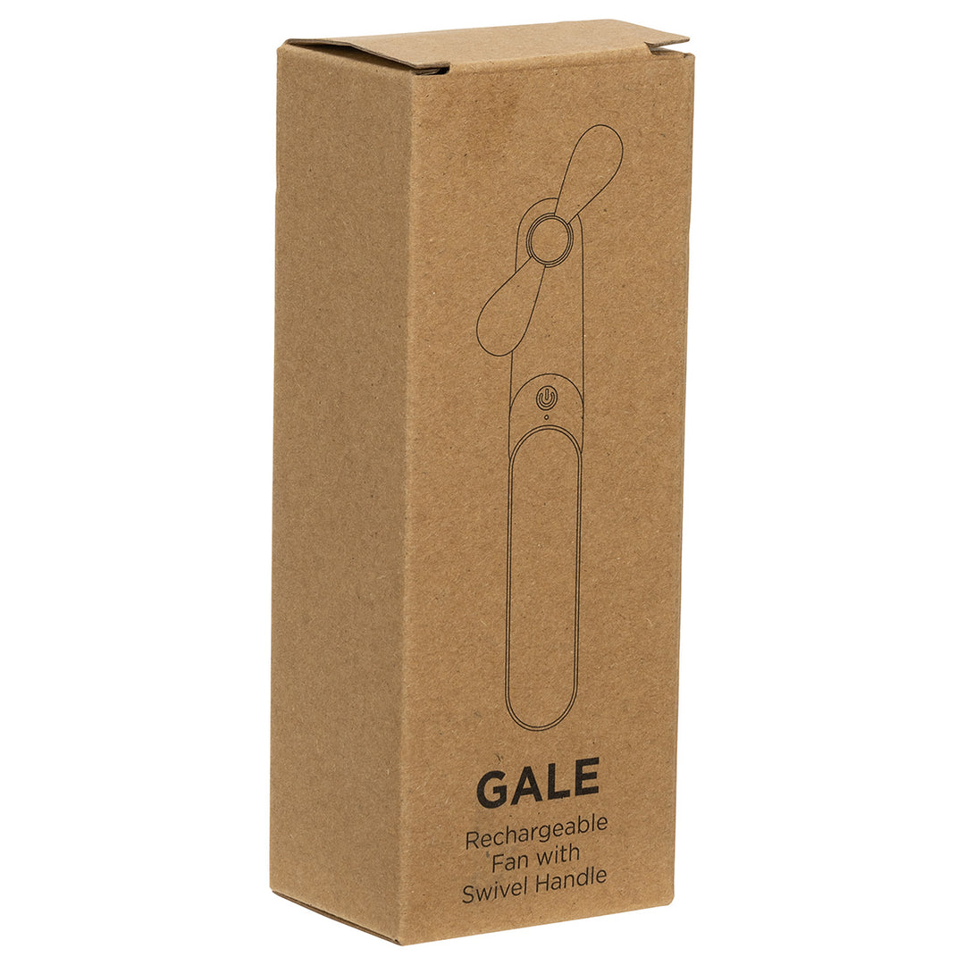 Gale Rechargeable Fan with Swivel Handle