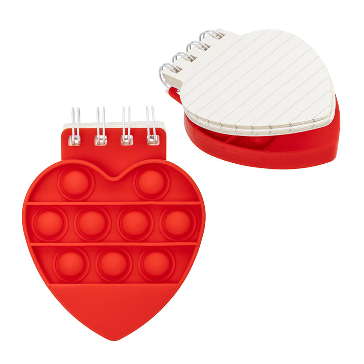 Heart Spiral Notebook Push Pop