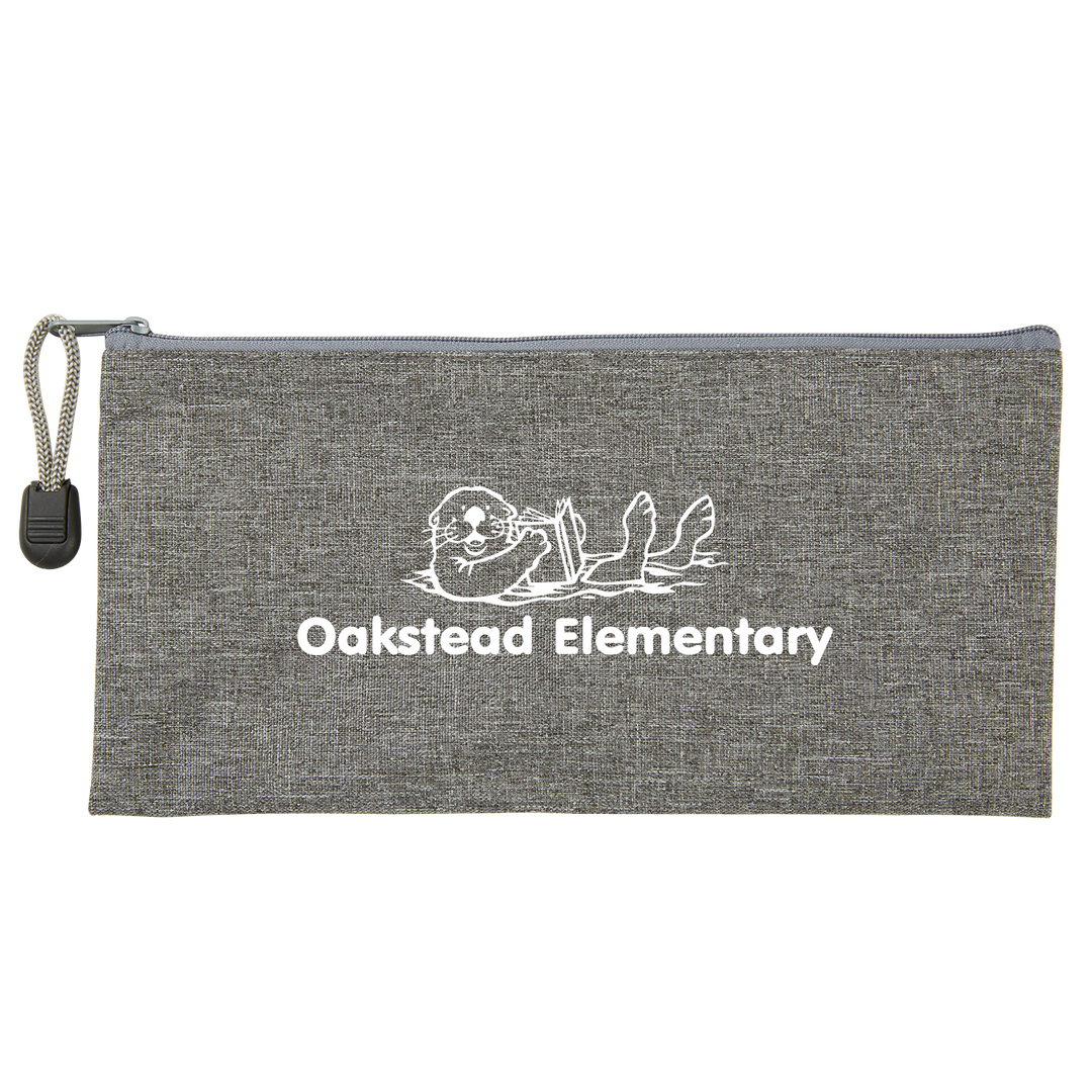 Heathered School Pouch
