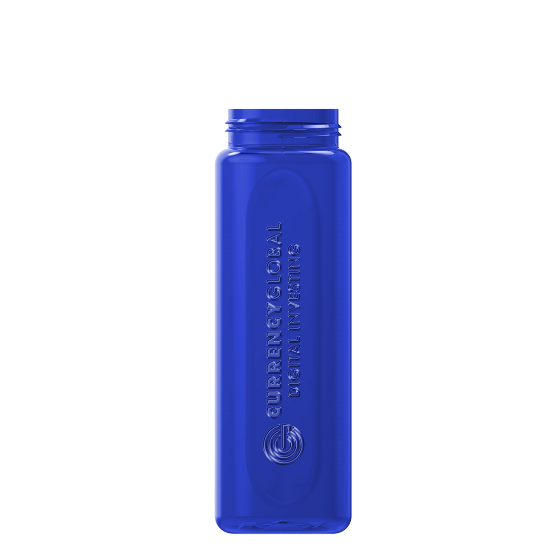 Boss Embossed RPET Bottle with Grip Lid - 26 oz.