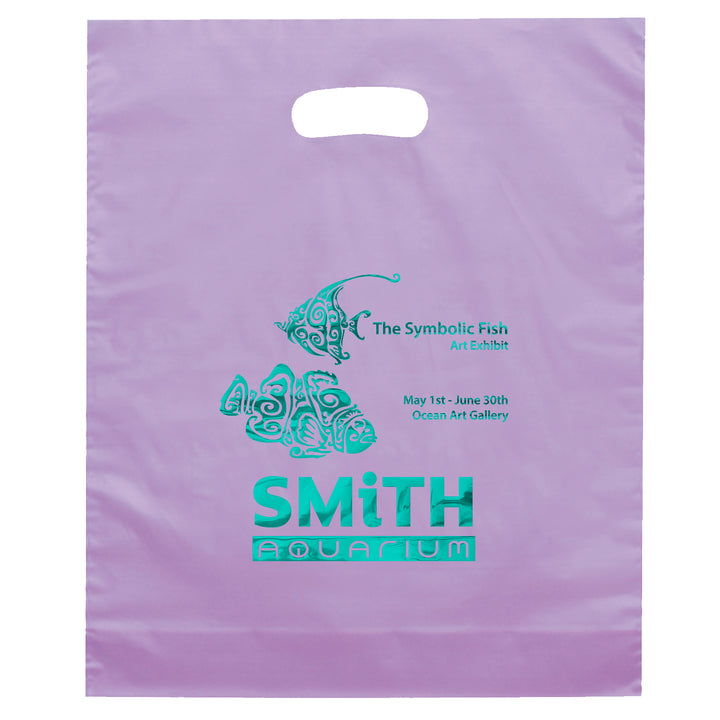Orchid™- Frosted Brite Die Cut Handle - Foil Print