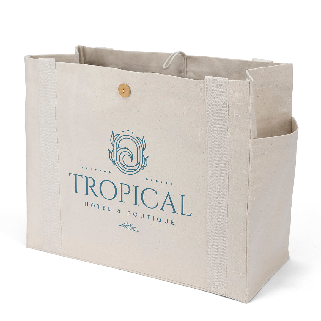 Sandford™- Deluxe Canvas Tote - Screen Print