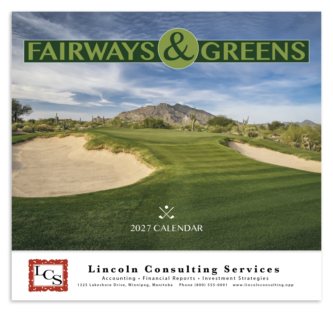 Good Value™ Fairways & Greens - Stapled Calendar