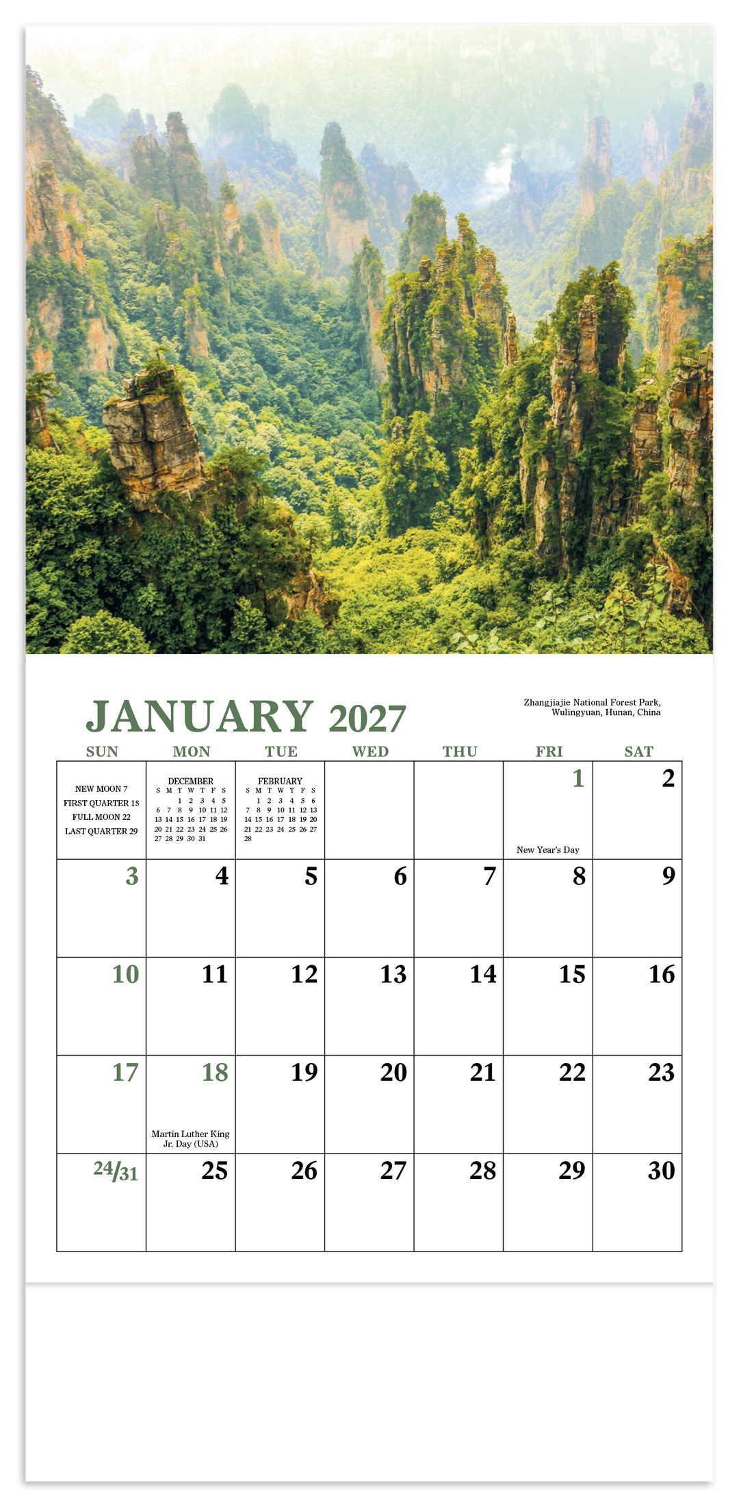 Good Value™ Glorious Getaways - Mini Calendar