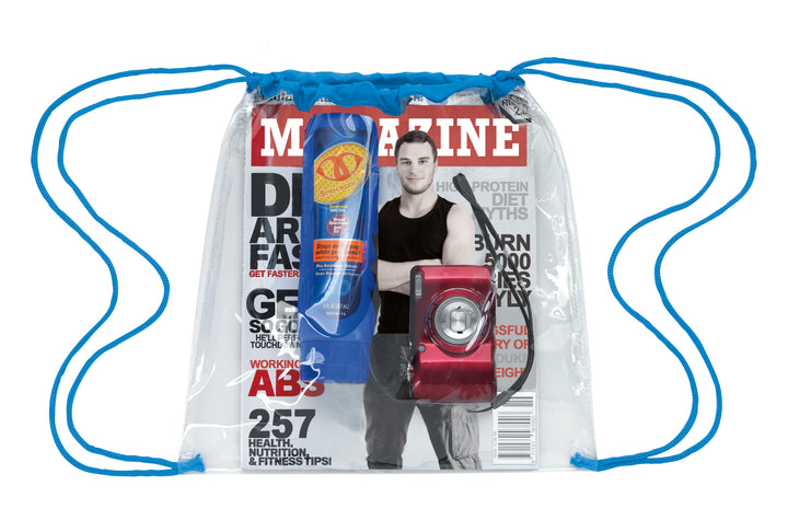 Good Value™ Clear Game Drawstring Backpack