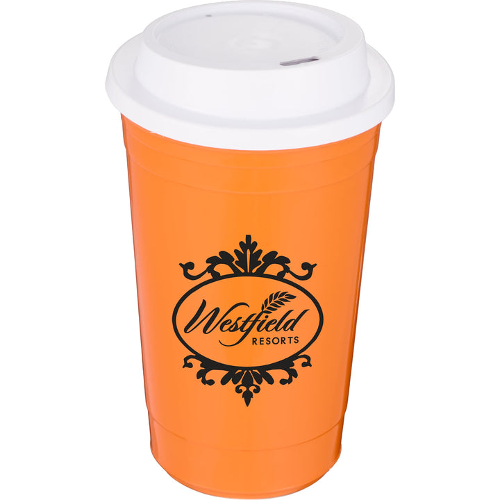 The Traveler Insulated Cup 16 oz. w/ Lid