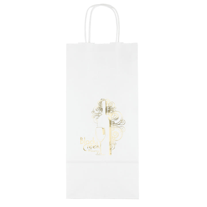 Vino - White Shopper - Foil Print