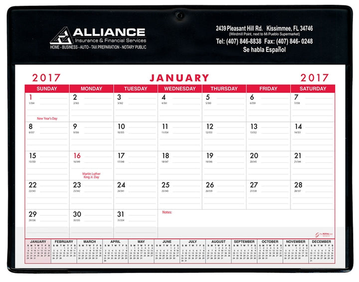 Super Economy Calendar Pad