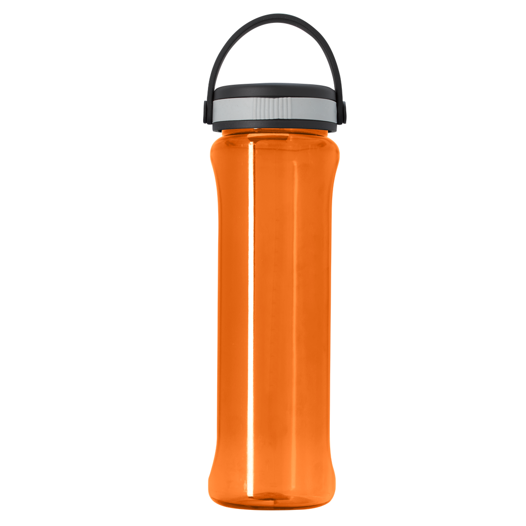 Boss Embossed RPET Bottle with Grip Lid - 26 oz.