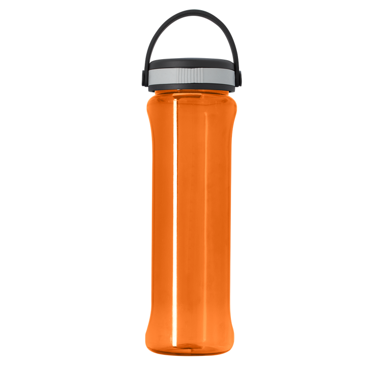 Boss Embossed RPET Bottle with Grip Lid - 26 oz.