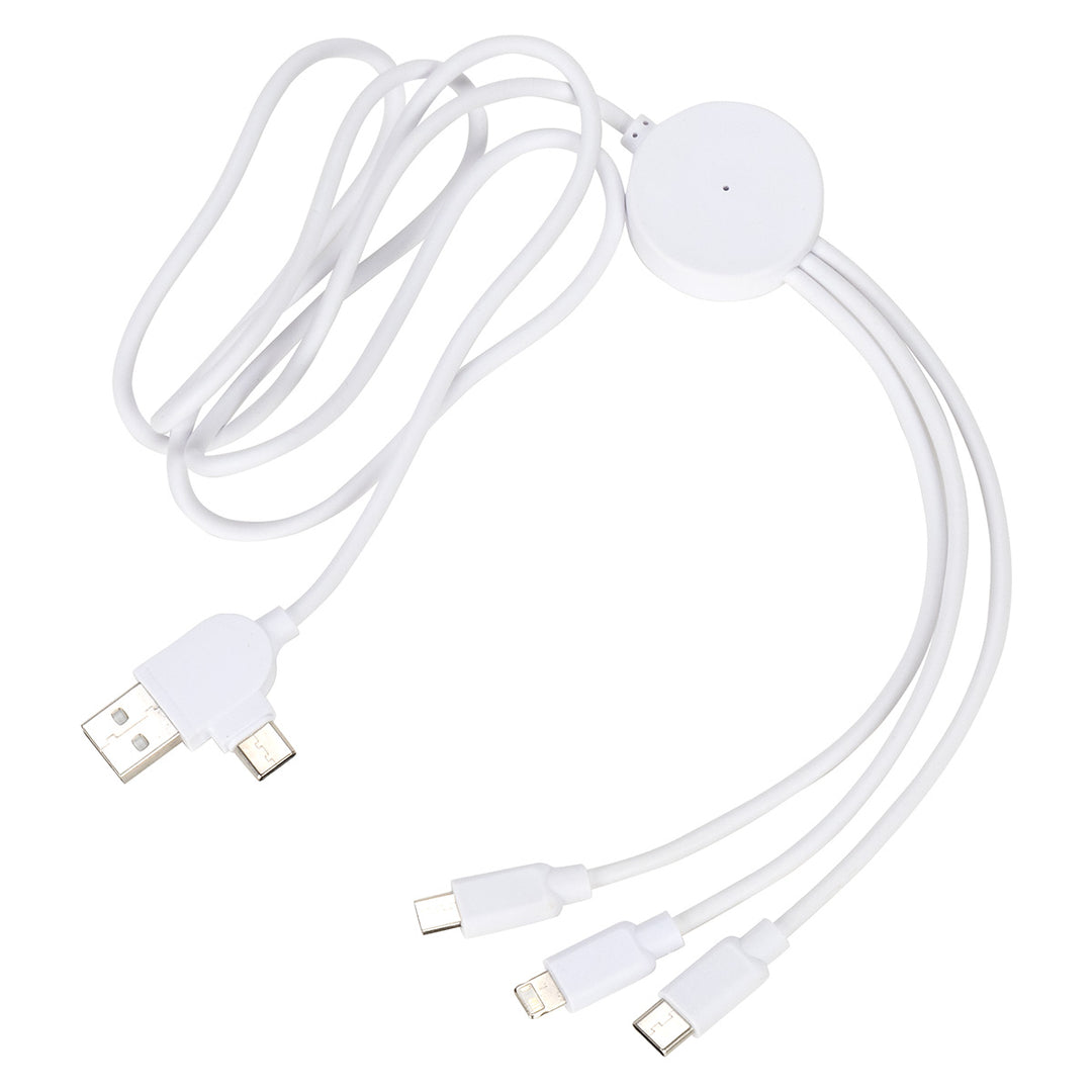 Bamboo 3-in-1 47" Charging Cable