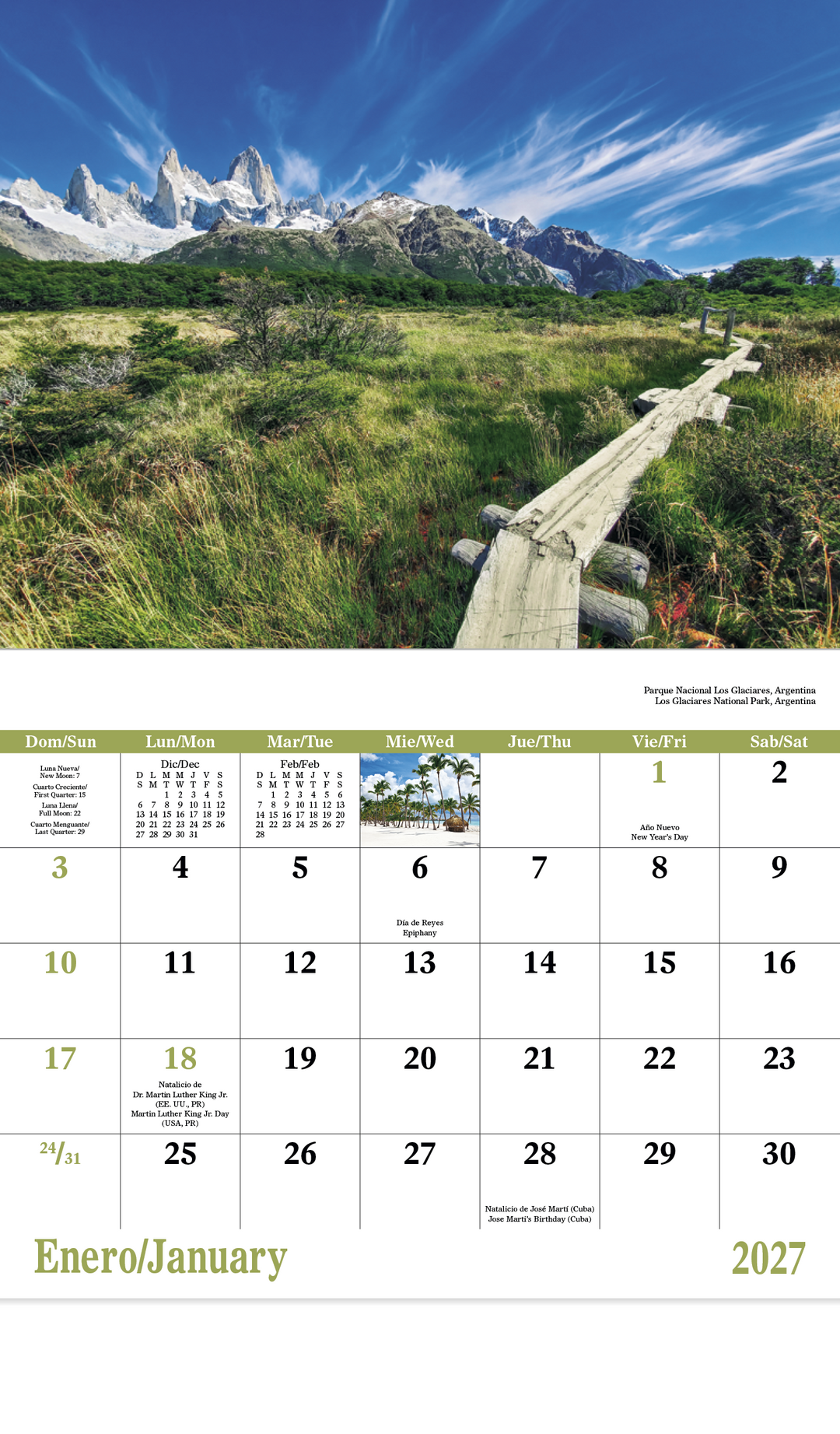 Good Value™ Latinoamerica en Paisajes - Stapled Calendar